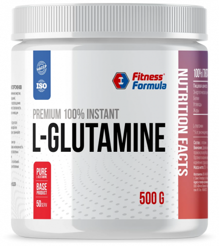 Fitness Formula L-Glutamine, Глутамин, 500 грамм