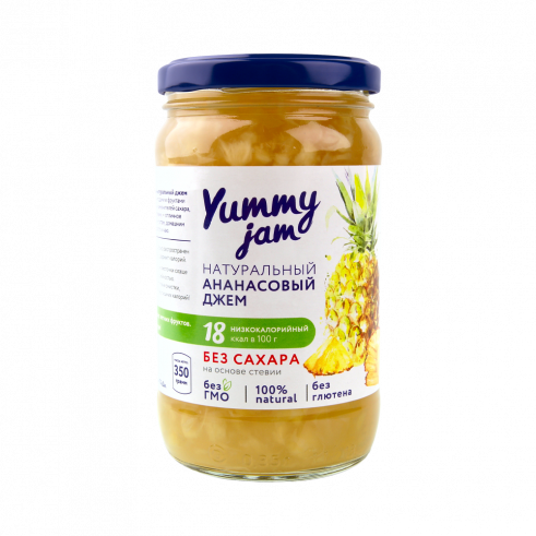 YummyJam Низкокалорийные джемы Yammy Jam, 350 грамм