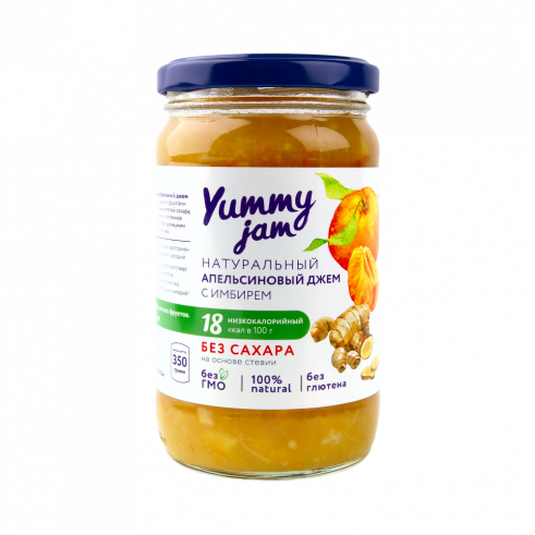 YummyJam Низкокалорийные джемы Yammy Jam, 350 грамм