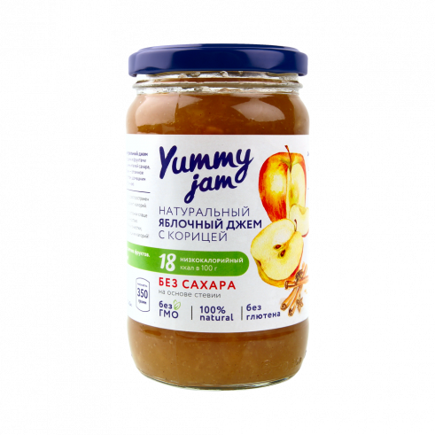 YummyJam Низкокалорийные джемы Yammy Jam, 350 грамм