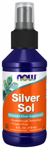 NOW Silver Sol, Коллоидное серебро, 118 мл