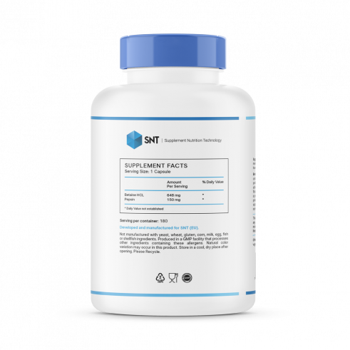 SNT Betaine, Бетаин, 180 капсул