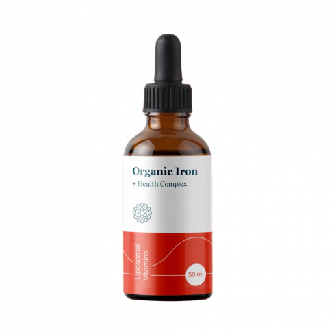 Liposomal Vitamins Organic Iron + Health Complex, Липосомальное железо + комплекс ко-факторов, 50 мл