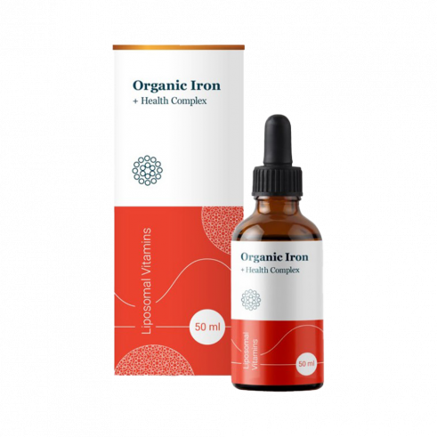 Liposomal Vitamins Organic Iron + Health Complex, Липосомальное железо + комплекс ко-факторов, 50 мл