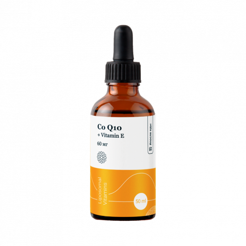 Liposomal Vitamins Liposomal Co Q10 + Vitamin E, Липосомальный Коэнзим Q10, 50 мл