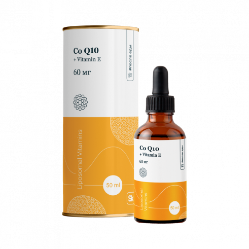 Liposomal Vitamins Liposomal Co Q10 + Vitamin E, Липосомальный Коэнзим Q10, 50 мл