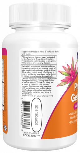 NOW Prenatal Gels + DHA, Прентал + ДГК, 90 капсул