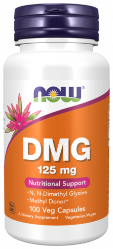 NOW DMG, Диметилглицин, 100 капсул