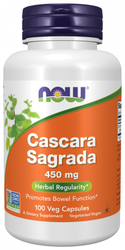 NOW Cascara Sagrada, Каскара Саграда, 100 капсул