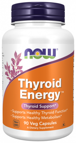NOW Thyroid Energy, Тироид Энерджи, 90 капсул
