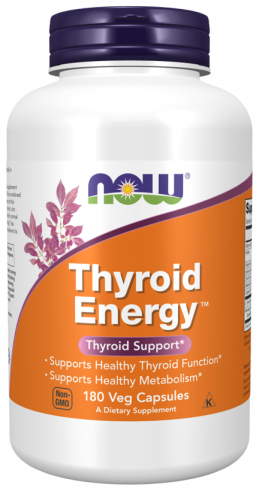 NOW Thyroid Energy, Тироид Энерджи, 180 капсул