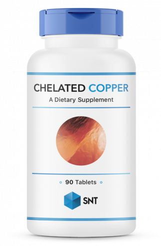 SNT Chelated Copper, Хелатированная медь, 90 таблеток