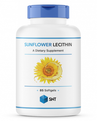 SNT Sunflower Lecithin, Санфлауэр Лецитин, 85 капсул