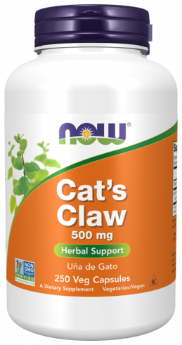 NOW Cat's Claw, Кошачий коготь, 250 капсул