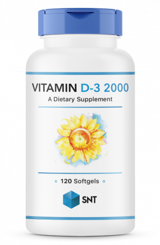 SNT Vitamin D-3, Витамин Д3, 120 капсул
