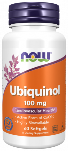 NOW Ubiquinol, Убихинол, 60 капсул