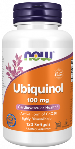 NOW Ubiquinol, Убихинол, 120 капсул