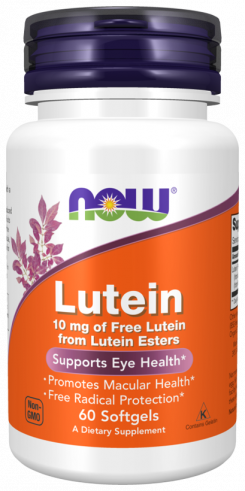 NOW Lutein Esters, Лютеин Эстерс, 60 капсул