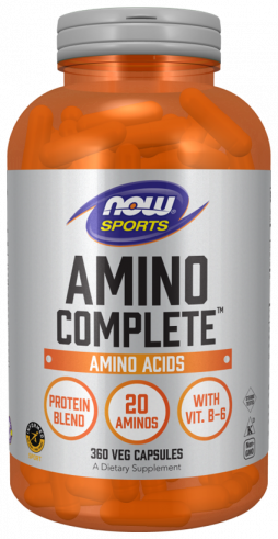 NOW Amino Complete, Амино Комплекс, 360 капсул