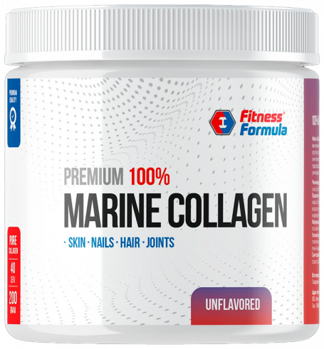 Fitness Formula Marine Collagen, Морской коллаген, 200 грамм