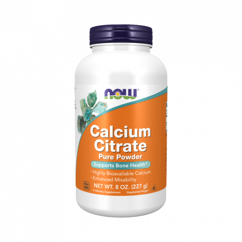 NOW Calcium Citrate, Кальций Цитрат, 227 грамм