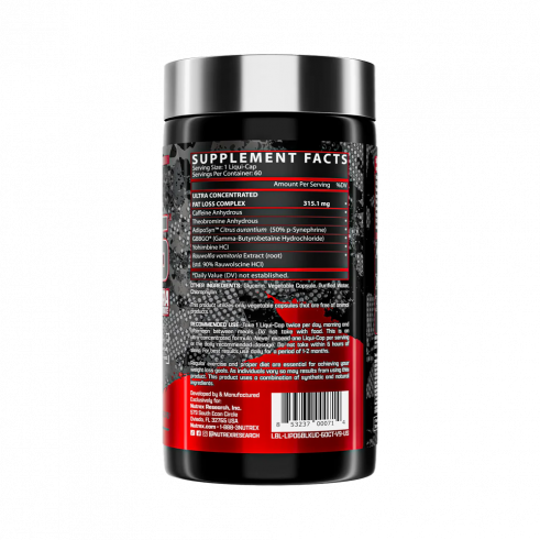 Nutrex Lipo-6 Black Ultra Concentrate, 60 капсул