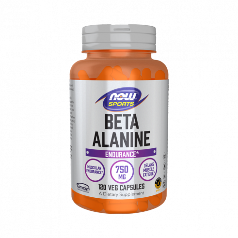NOW Beta Alanine, Бета Аланин, 120 капсул