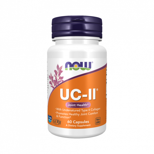NOW UC-II type II Collagen 40 mg, Коллаген UC-II тип II 40 мг, 60 капсул