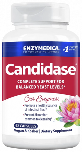 Enzymedica Candidase, Кандидаза, 42 капсулы
