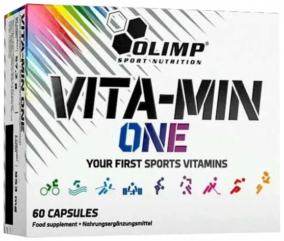 Olimp Sport Nutrition Vita-Min One, Вита-Мин Уан, 60 капсул