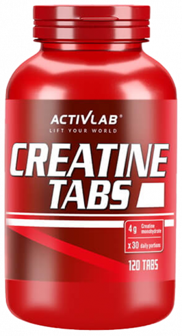 ActivLab Creatine Tabs, Креатин Табс, 120 таблеток