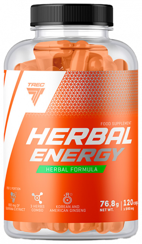 Trec Nutrition Herbal Energy, Энергетическая Формула, 120 капсул