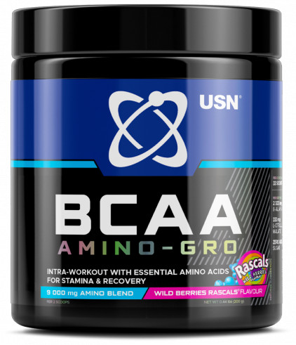 USN BCAA Amino-Gro, БЦАА Амино-Гро, 200 грамм