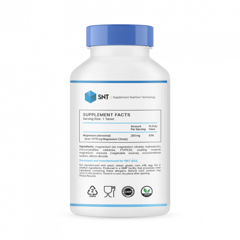 SNT Magnesium Citrate, Магния Цитрат