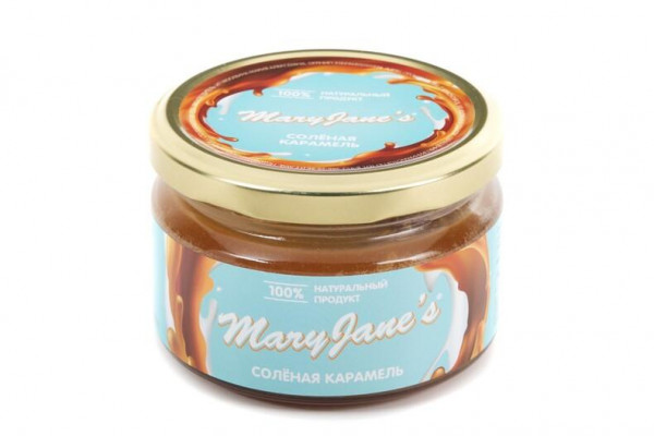 Mary Jane's Kitchen Арахисовая паста Соленая карамель, 200 г