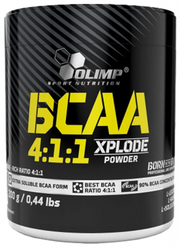 Olimp Sport Nutrition BCCA Xplode Powder 4:1:1, ВСАА Иксплоуд Поудер 4:1:1, 200 грамм