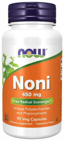 NOW Noni 450 mg, Нони 450 мг, 90 капсул
