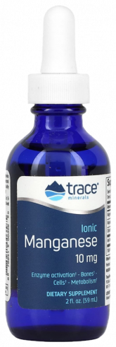 Trace Minerals Ionic Manganese, Ионик Марганец, 59 мл