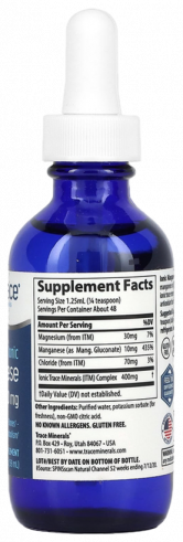 Trace Minerals Ionic Manganese, Ионик Марганец, 59 мл