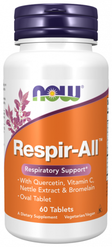 NOW Respir-All, Респир-Ол, 60 таблеток