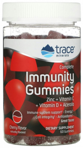 Trace Minerals Immunity Gummies, Иммунити Гаммис, 60 таблеток