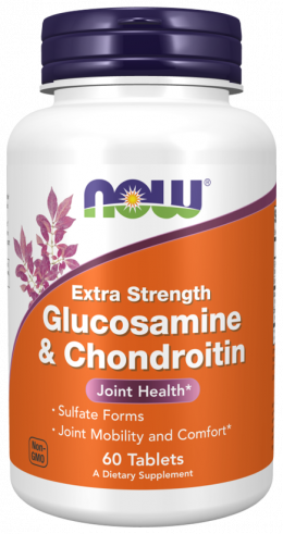 NOW Glucosamin &amp; Chondroitin, Глюкозамин с Хондроитином, 60 таблеток
