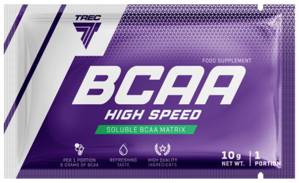 Trec Nutrition BCAA High Speed, Комплекс аминокислот, 10 грамм