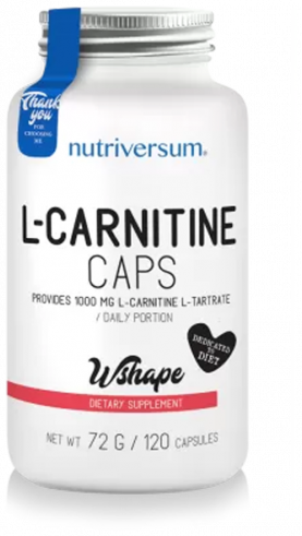 Nutriversum L-Carnitine, L-Карнитин, 120 капсул