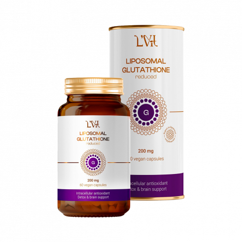 Liposomal Vitamins Liposomal Glutathione, Липосомальный Глутатион, 60 капсул