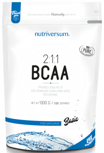 Nutriversum BCAA 2:1:1, БЦАА 2:1:1, 1000 г