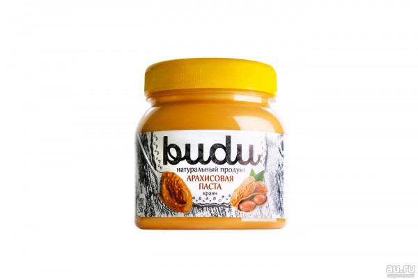 BUDU Арахисовая паста "Кранч", 250 г