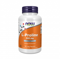 NOW Proline 500 mg, Пролин 500 мг, 120 капсул