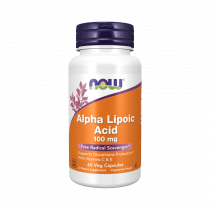 NOW Alpha Lipoic Acid 100 mg, Альфа-липоевая кислота 100 мг, 60 капсул