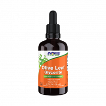 NOW Olive Leaf Glycerite, Глицерат листьев оливы, 59 мл